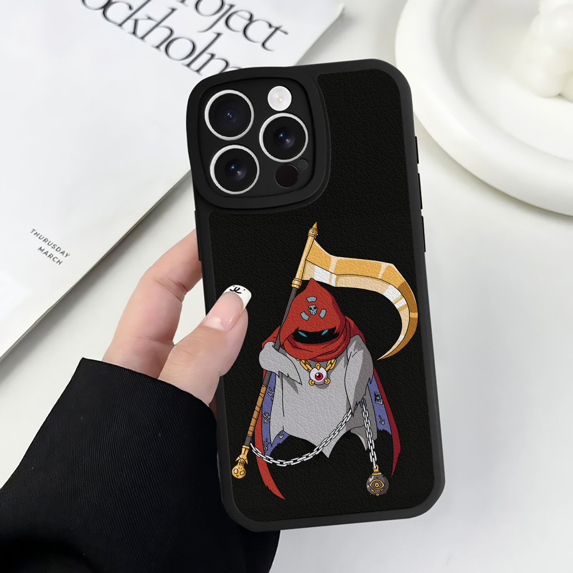 （画像用） Digimon デジタルモンスター/デジモン 【iPhone 16シリーズ対応】シリコンスマホケース（レザー調） 材質：シリコン